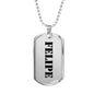 Felipe - Luxury Dog Tag Necklace