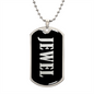 Jewel v02 - Luxury Dog Tag Necklace