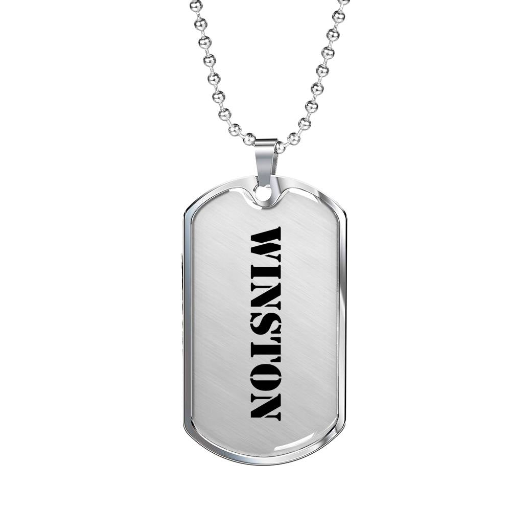 Winston - Luxury Dog Tag Necklace