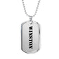 Winston - Luxury Dog Tag Necklace