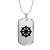 Dharma Wheel - Luxury Dog Tag Necklace