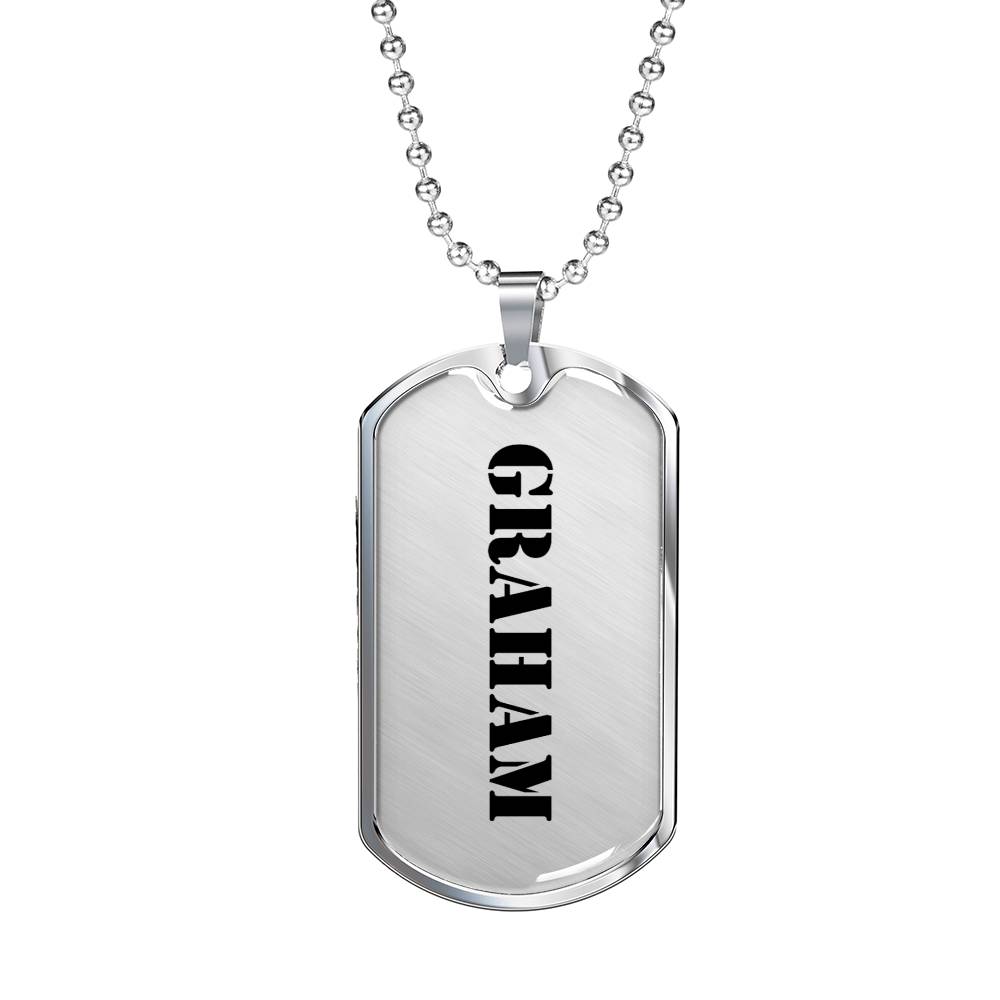 Graham - Luxury Dog Tag Necklace