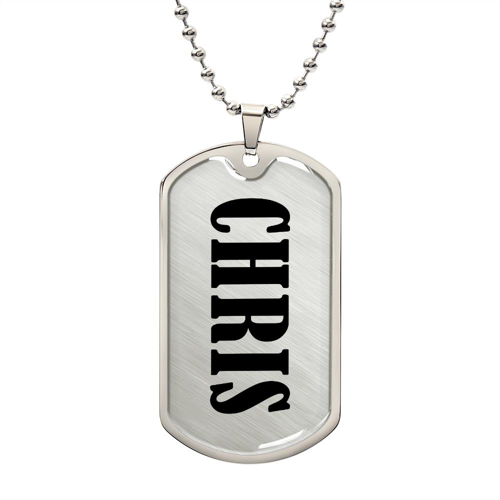 Chris v01 - Luxury Dog Tag Necklace
