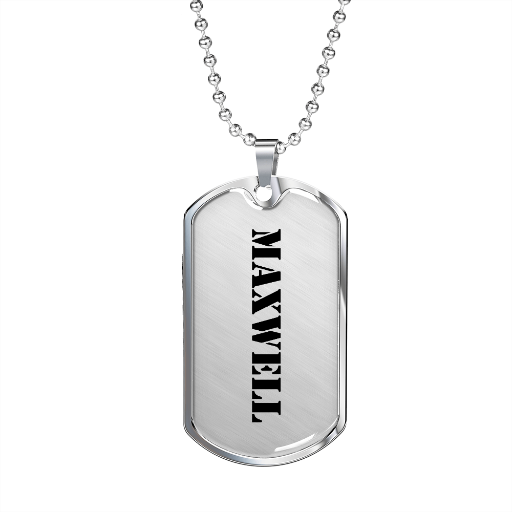 Maxwell - Luxury Dog Tag Necklace