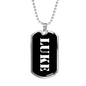 Luke v2 - Luxury Dog Tag Necklace