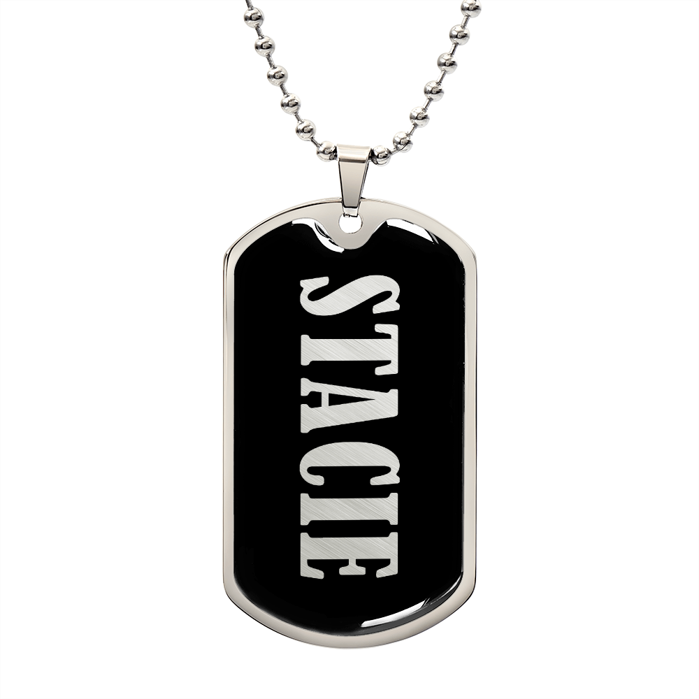 Stacie v02 - Luxury Dog Tag Necklace