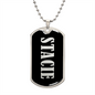 Stacie v02 - Luxury Dog Tag Necklace