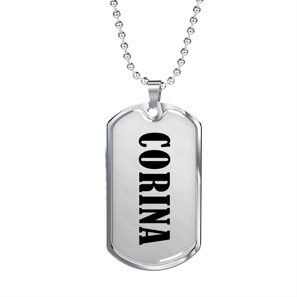 Corina v01 - Luxury Dog Tag Necklace
