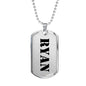 Ryan - Luxury Dog Tag Necklace