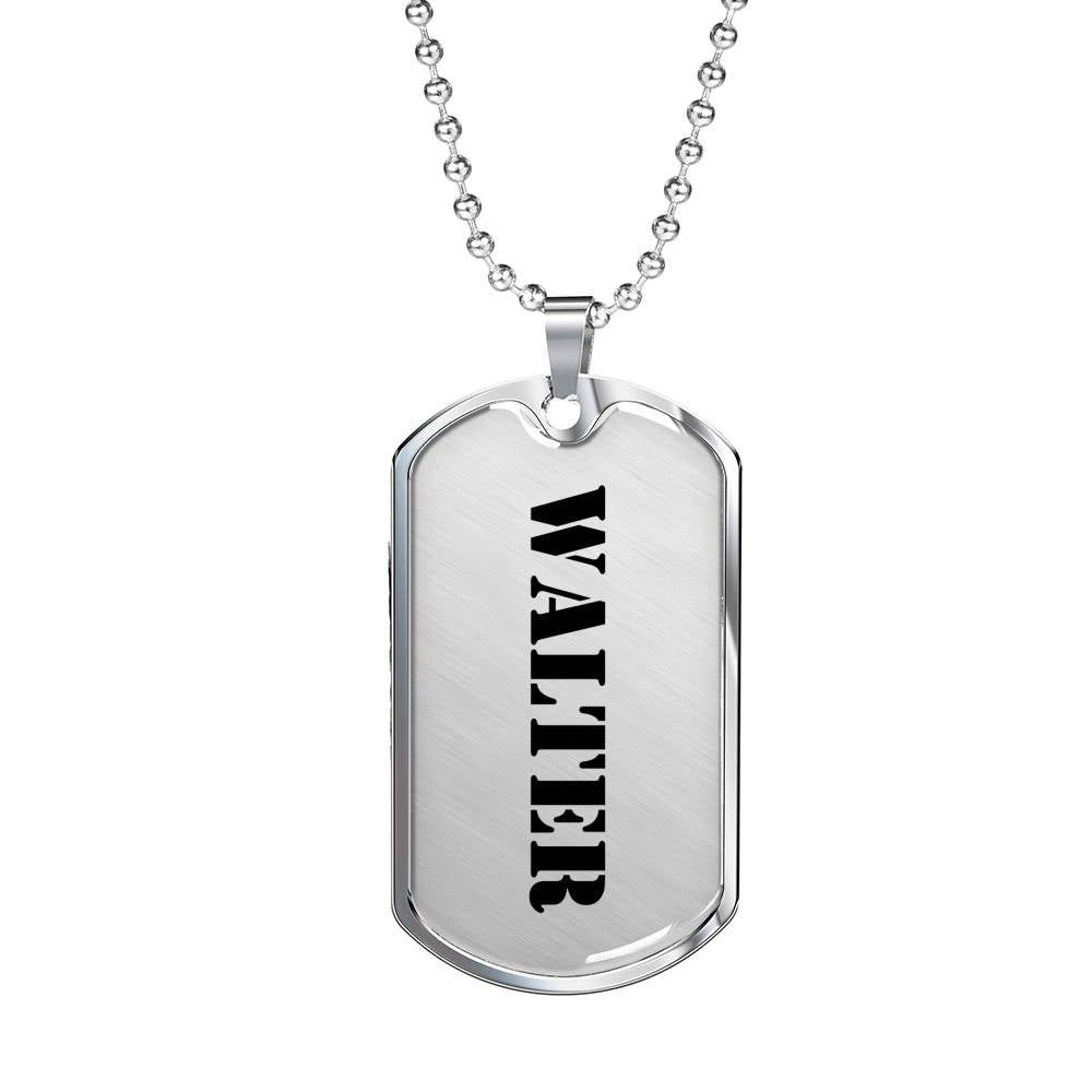 Walter - Luxury Dog Tag Necklace