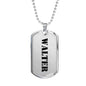 Walter - Luxury Dog Tag Necklace