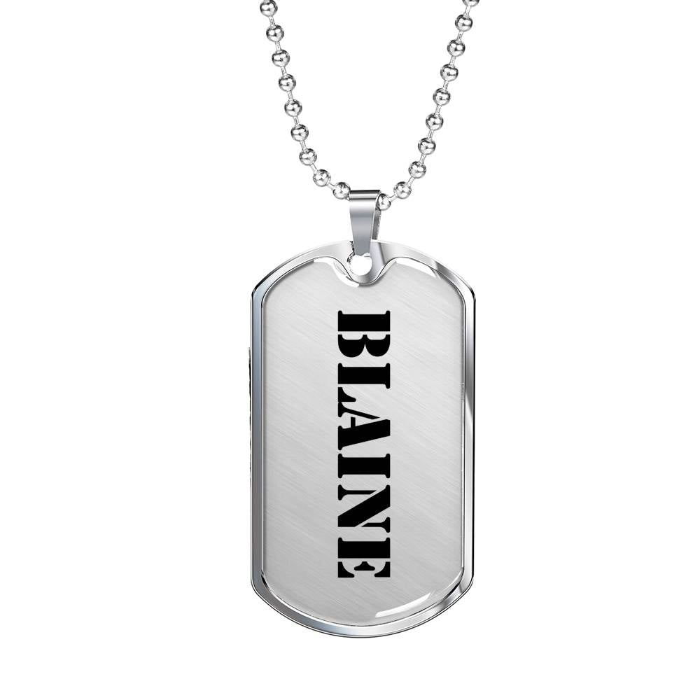 Blaine - Luxury Dog Tag Necklace
