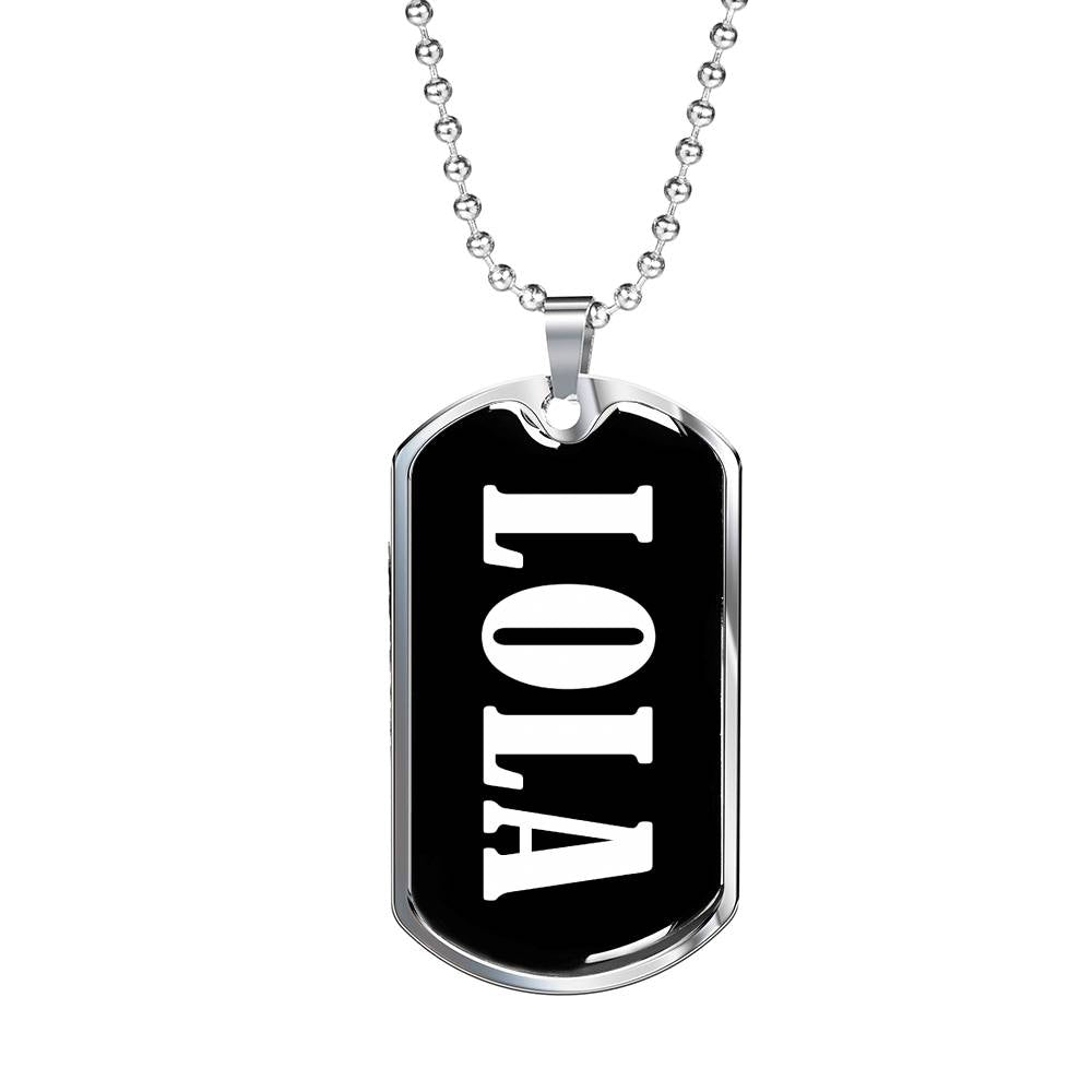 Lola v02 - Luxury Dog Tag Necklace
