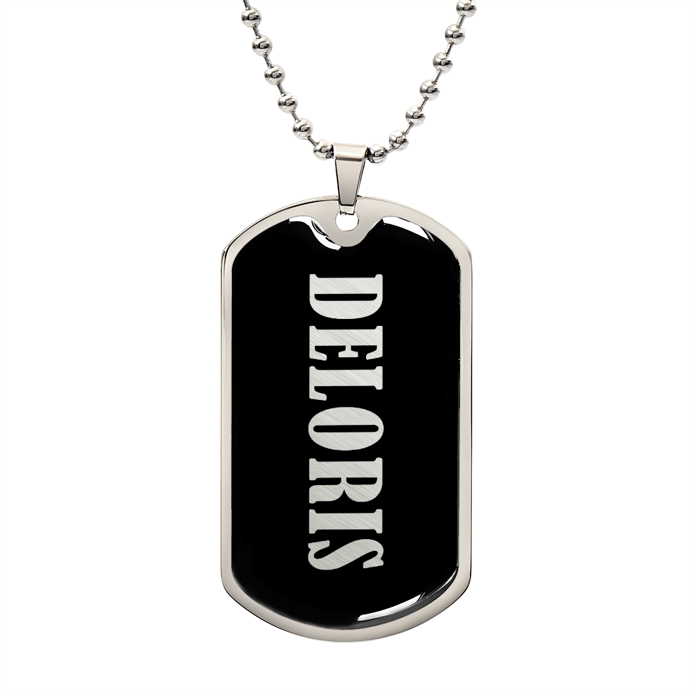 Deloris v02 - Luxury Dog Tag Necklace