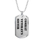 Combat Veteran's Sister - Luxury Dog Tag Necklace
