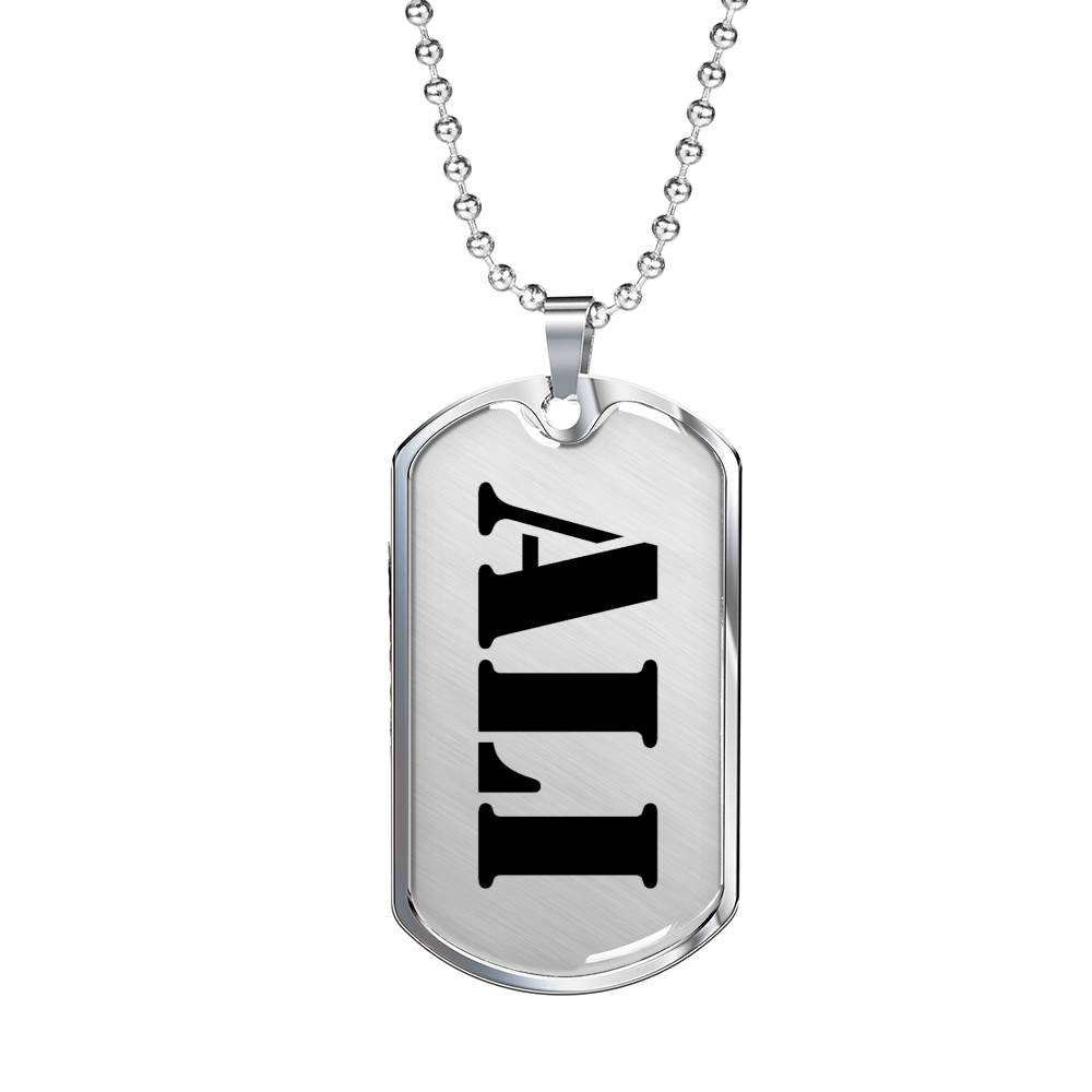 Ali - Luxury Dog Tag Necklace