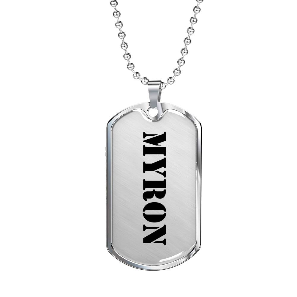 Myron - Luxury Dog Tag Necklace