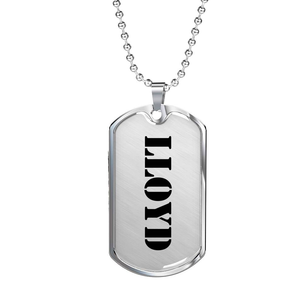 Lloyd - Luxury Dog Tag Necklace