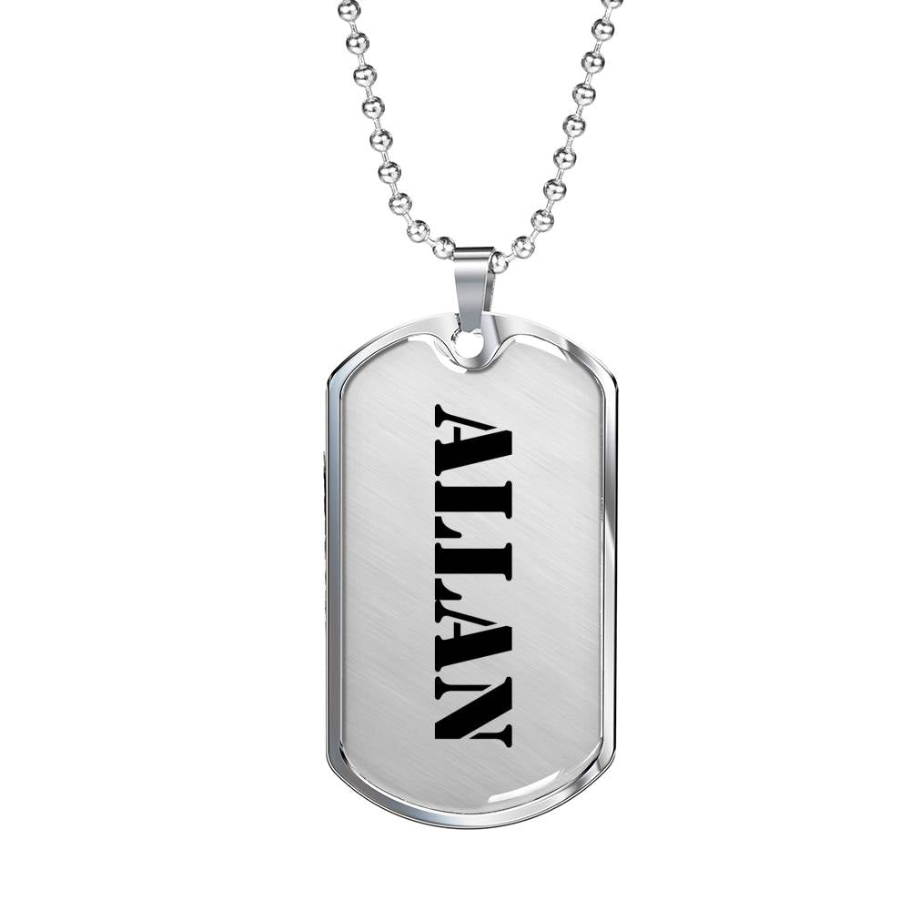 Allan - Luxury Dog Tag Necklace