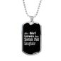 Scottish Fold Longhair v3 - Luxury Dog Tag Necklace
