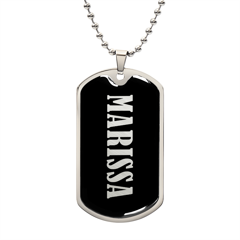 Marissa v02 - Luxury Dog Tag Necklace