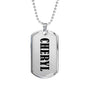 Cheryl v01 - Luxury Dog Tag Necklace