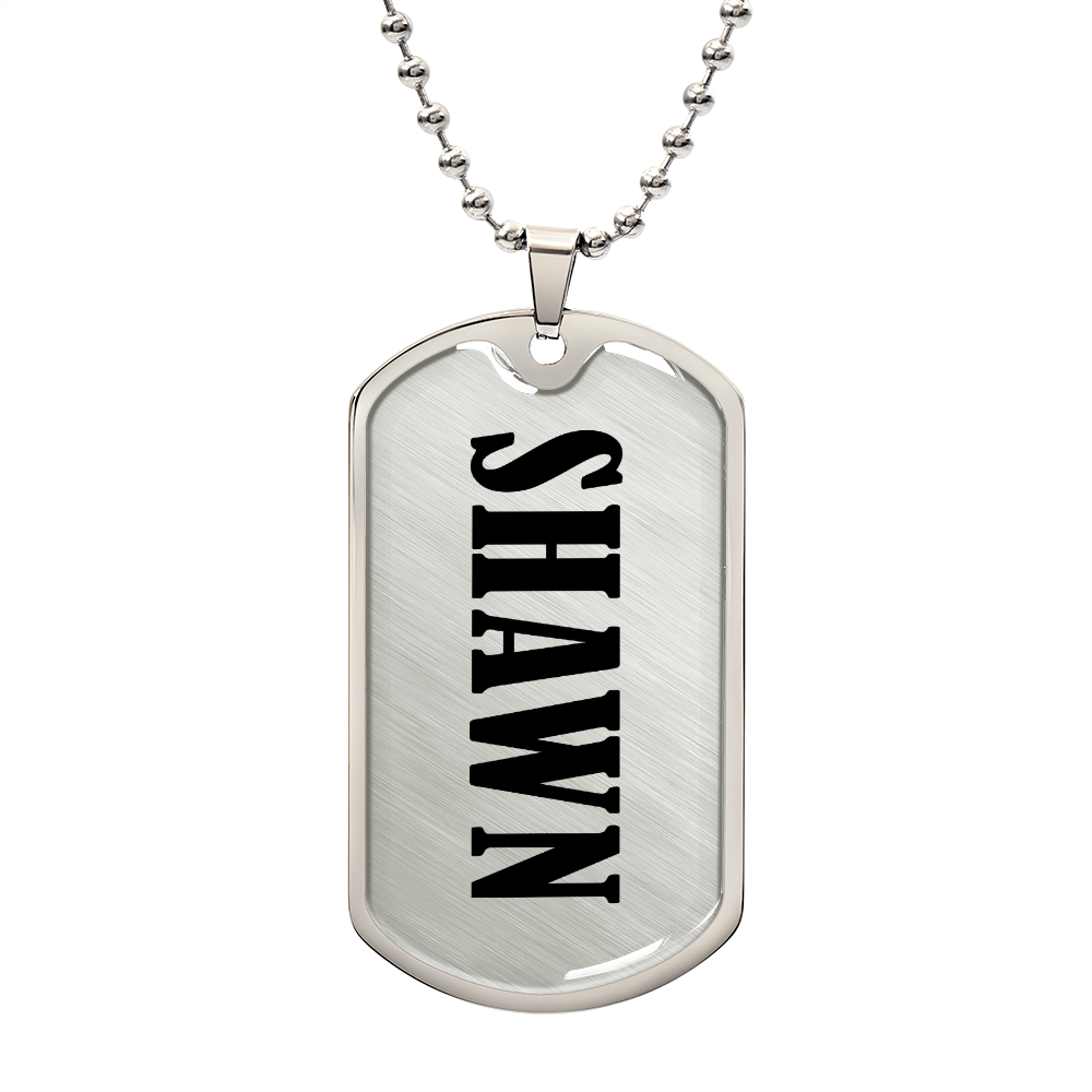 Shawn v01 - Luxury Dog Tag Necklace