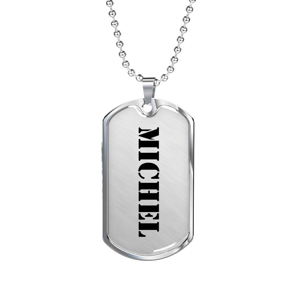 Michel - Luxury Dog Tag Necklace
