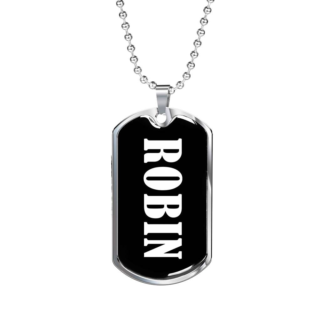 Robin v02 - Luxury Dog Tag Necklace