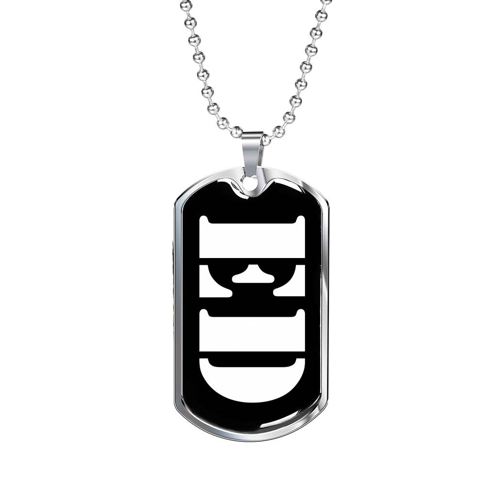Ed v2 - Luxury Dog Tag Necklace