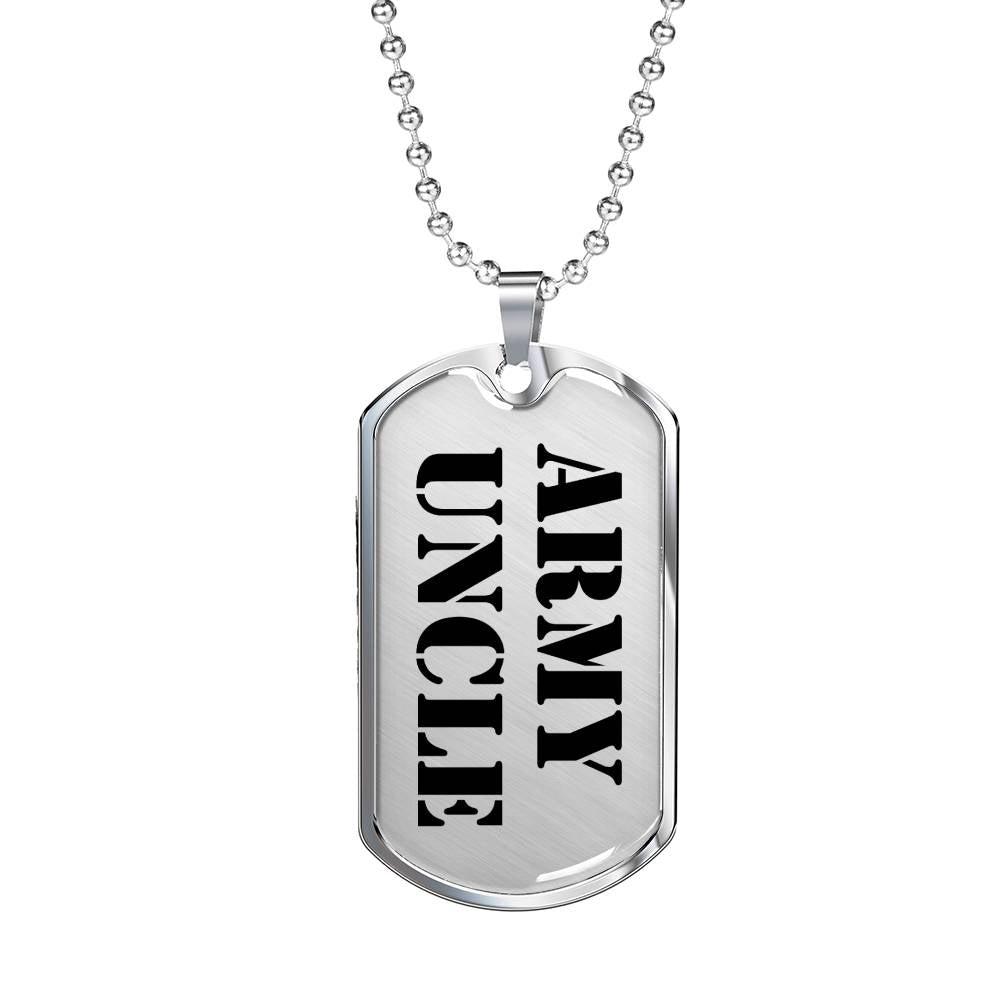 Army Uncle - Luxury Dog Tag Necklace