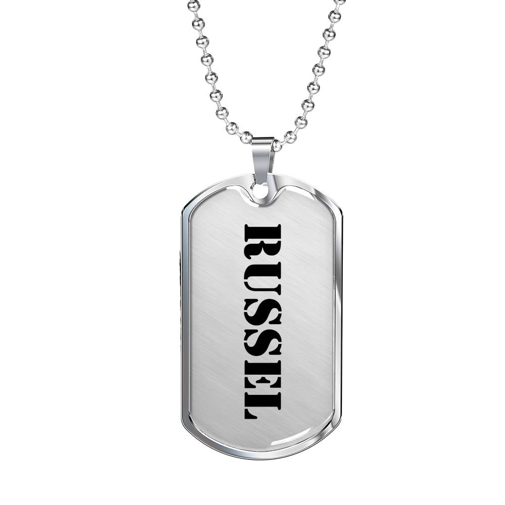 Russel - Luxury Dog Tag Necklace