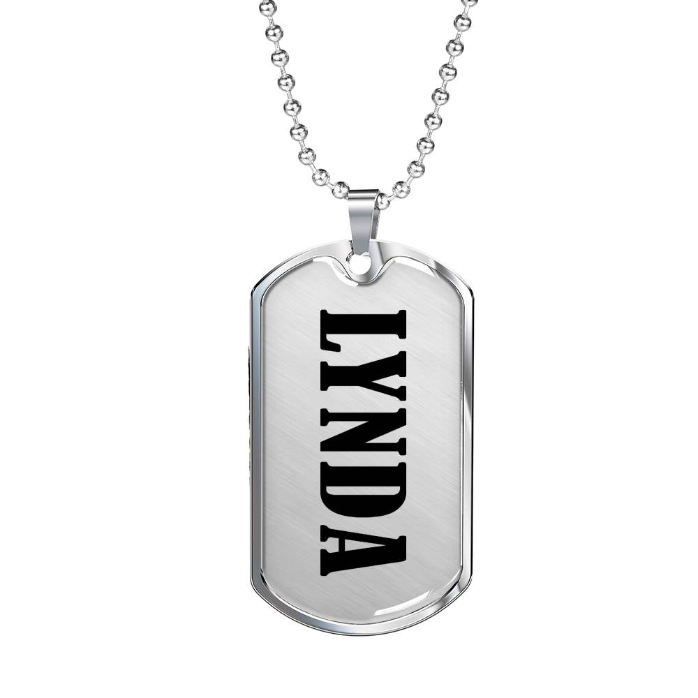 Lynda v01 - Luxury Dog Tag Necklace