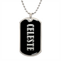 Celeste v02 - Luxury Dog Tag Necklace