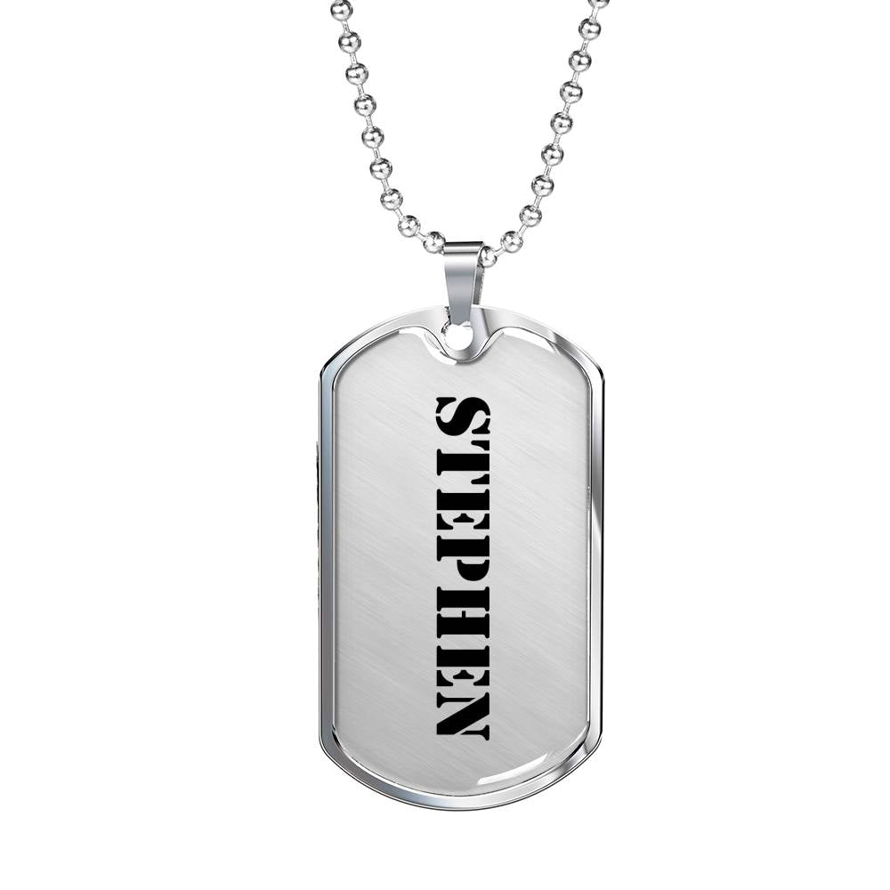 Stephen - Luxury Dog Tag Necklace