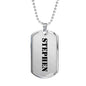Stephen - Luxury Dog Tag Necklace