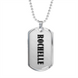 Rochelle v01 - Luxury Dog Tag Necklace