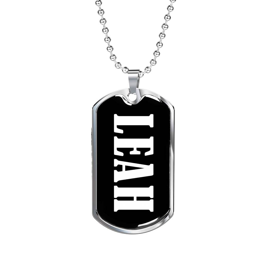 Leah v02 - Luxury Dog Tag Necklace