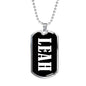 Leah v02 - Luxury Dog Tag Necklace