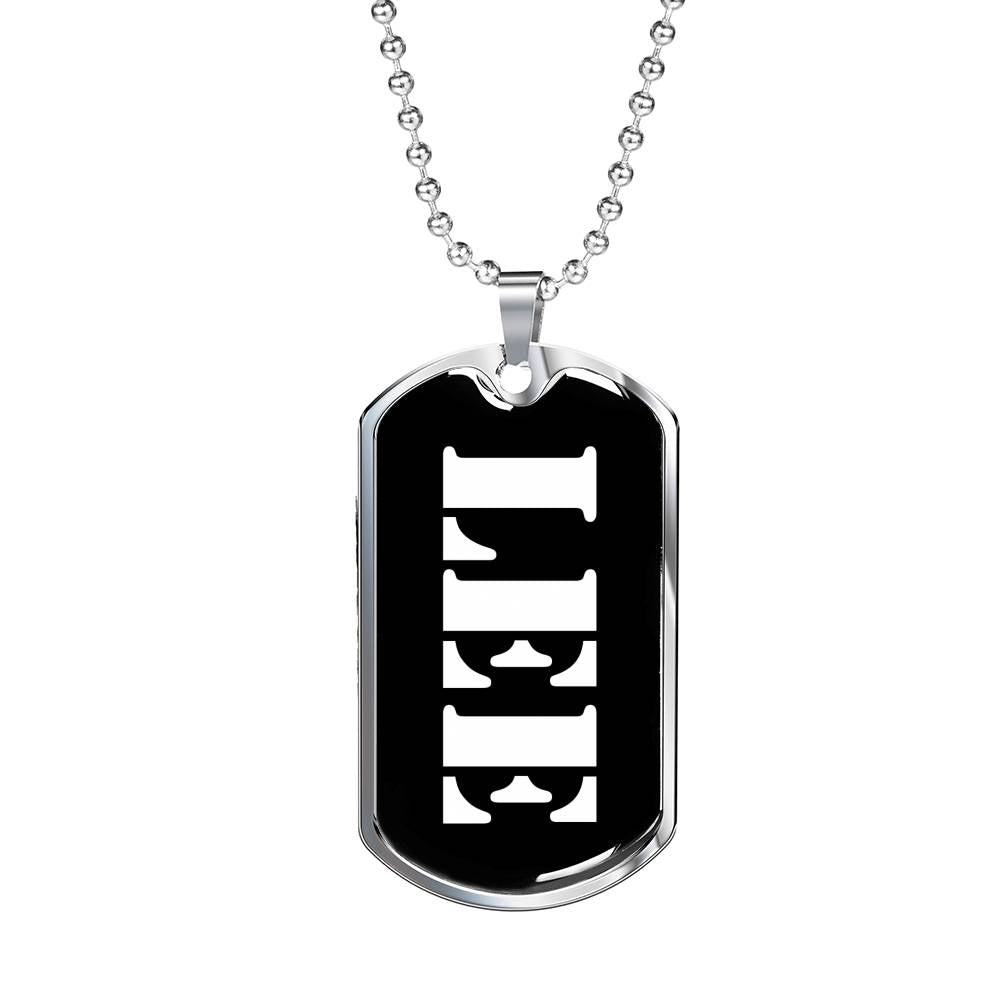 Lee v2 - Luxury Dog Tag Necklace
