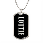 Lottie v02 - Luxury Dog Tag Necklace