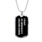 Coast Guardsman's Grandfather v3 - Luxury Dog Tag Necklace