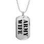 Army Wife - Luxury Dog Tag Necklace
