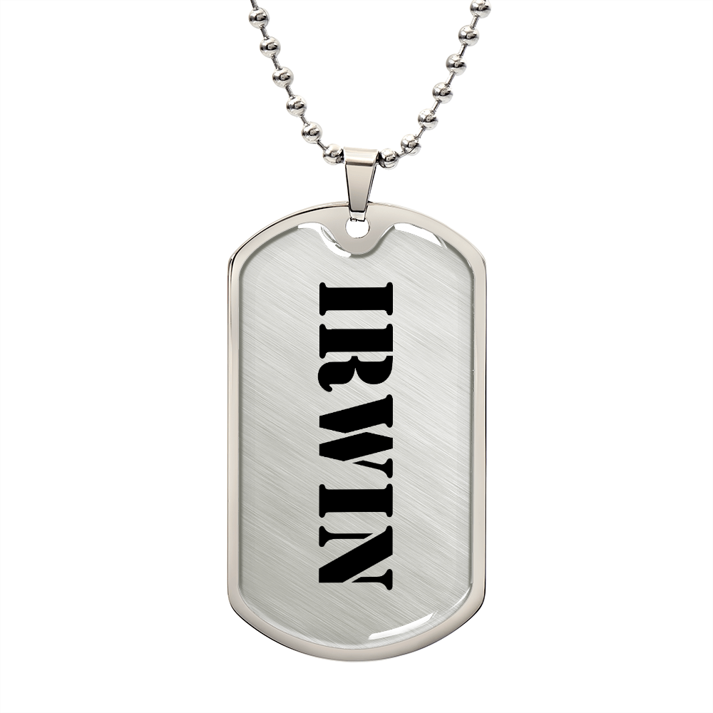 Irwin - Luxury Dog Tag Necklace