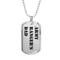 Army Ranger's Dad - Luxury Dog Tag Necklace