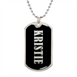 Kristie v02 - Luxury Dog Tag Necklace