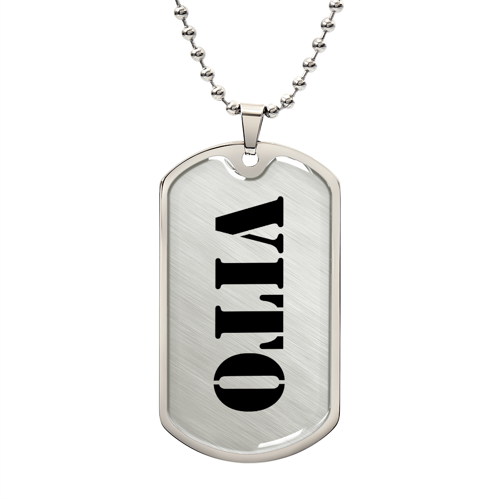 Vito - Luxury Dog Tag Necklace