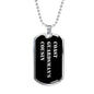 Coast Guardsman's Cousin v2 - Luxury Dog Tag Necklace