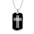 Stylized Cross v2 - Luxury Dog Tag Necklace