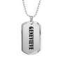 Genevieve v01 - Luxury Dog Tag Necklace